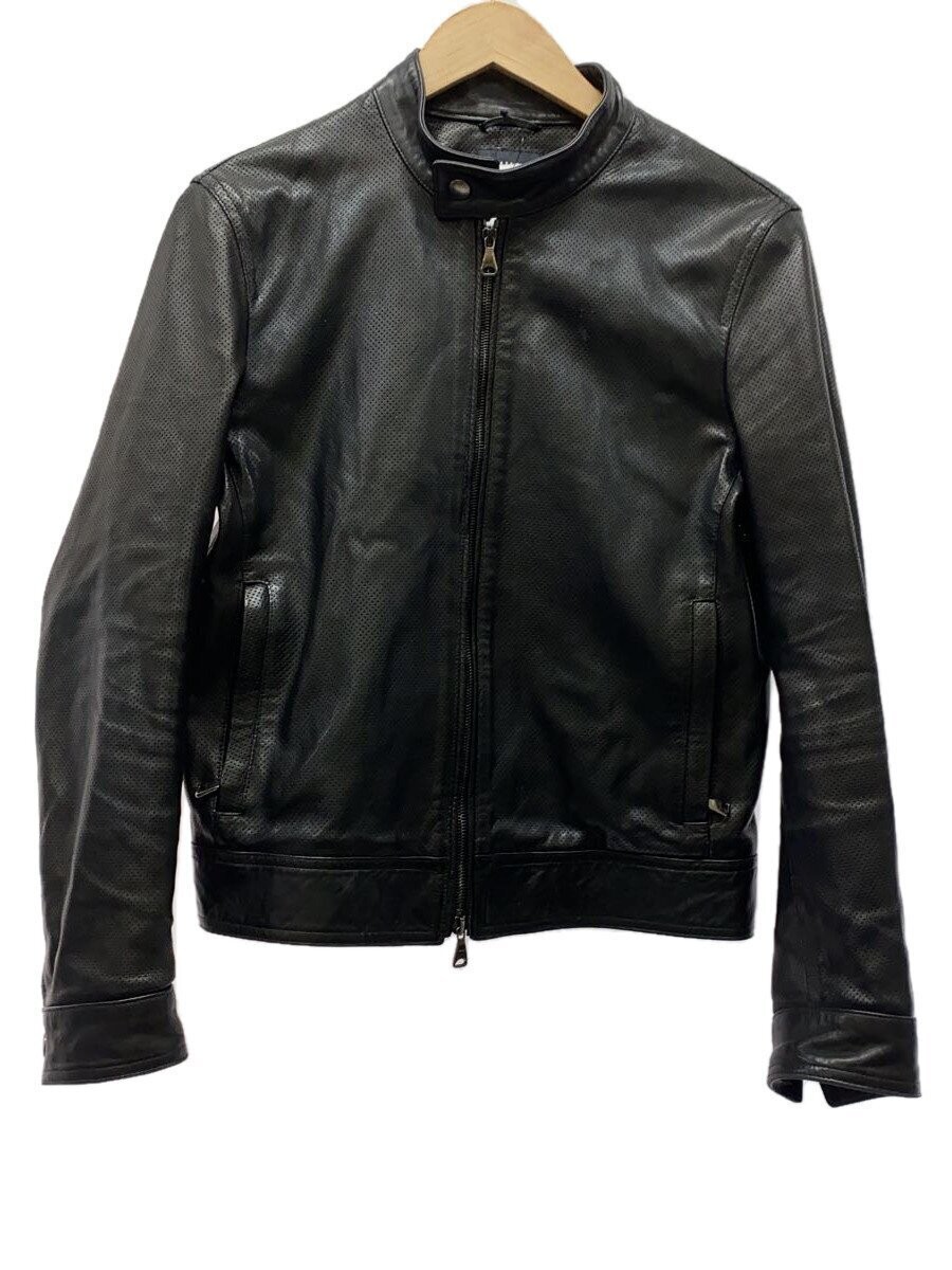 Emmeti Juri Lambskin Leather Jacket Size 42 Black Japan-078 427