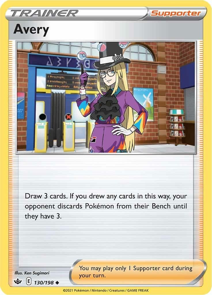 Avery SWSH06 130/198 Pokémon SWSH06: Chilling Reign Uncommon EN NM