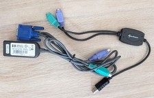 HP 396632-001 KVM Switch PS2 und USB 520-290-...