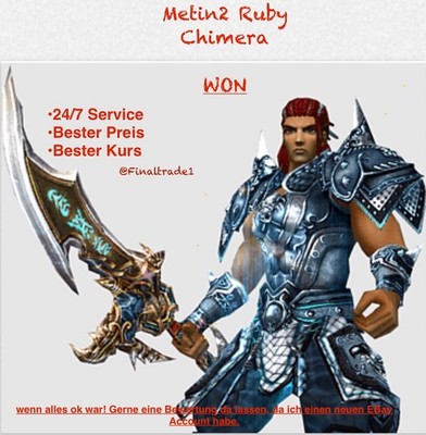 Metin2 Ruby Chimera 200 Won - Schnell Sicher Yang