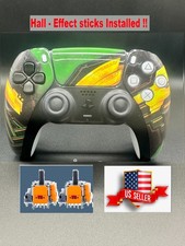 Custom "Ragnarok Black" PS5 DualSense Wireless Controller + HALL-EFFECTS install