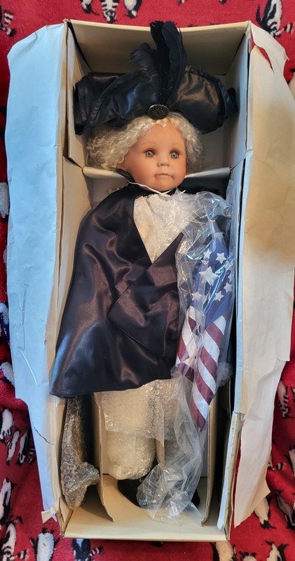 Large George Washington  Doll Maud Humphrey/Seymour Mann Series #184 Of 2500