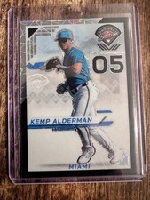 2025 Panini Prospect Edition Kemp Alderman HOLO BLACK VELOCITY Rookie Card /39