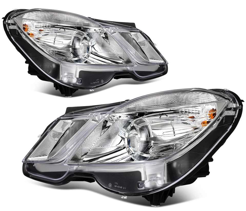 Headlights Assembly For 2013-2010 Mercedes Benz E350 E400 E550 w/Projector L+R Foto 2 de 4