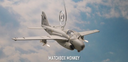 A-6E Intruder US Marines Fighter Plane Vietnam War Christmas Ornament Gulf USMC - Picture 6 of 17