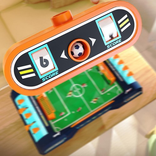 Small Table Football Tabletop Board Game Interactive Toys Indoor Sports - Foto 3 di 6