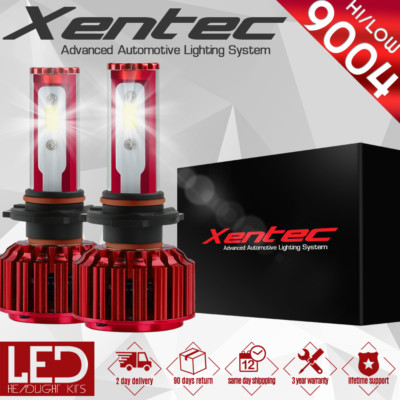 XENTEC LED HID Headlight Conversion kit 9004 HB1 6000K 1989-1995 Plymouth Colt