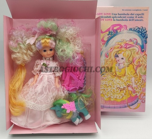 LADY LOVE LOVELY DOLL + PONY BOOTLEG VINTAGE '80 NEW IN BOX TAILS CIUFFETTI - Picture 2 of 5