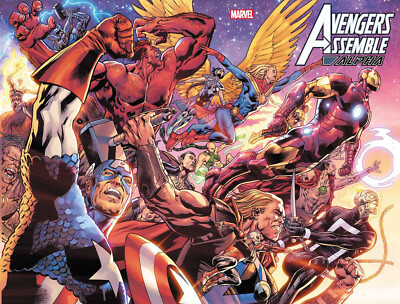AVENGERS ASSEMBLE ALPHA #1 HITCH WRAPAROUND COVER (NEAR MINT) | eBay