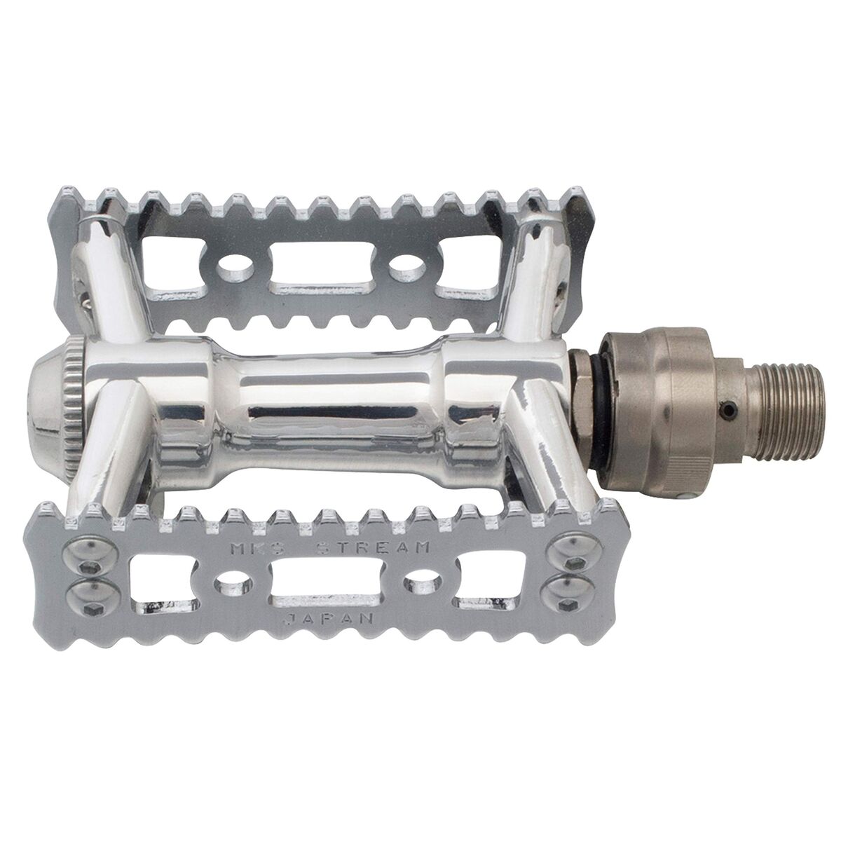 Mikashima (MKS) pedal SYLVAN STREAM NEXT Ezy Superior silver Mikashima (MKS) pedal SYLVAN STREAM NEXT Ezy Superior silver