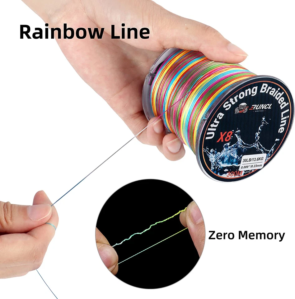 8 Strands Braided Fishing Line - High Visibility, Super Strong, 12Lb-100Lb - Image 3 of 4