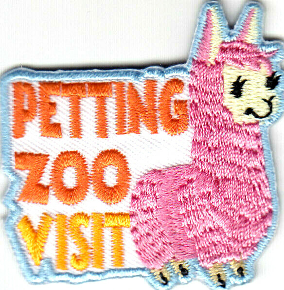 PETTING ZOO Iron On Patch Animals Jungle eBay