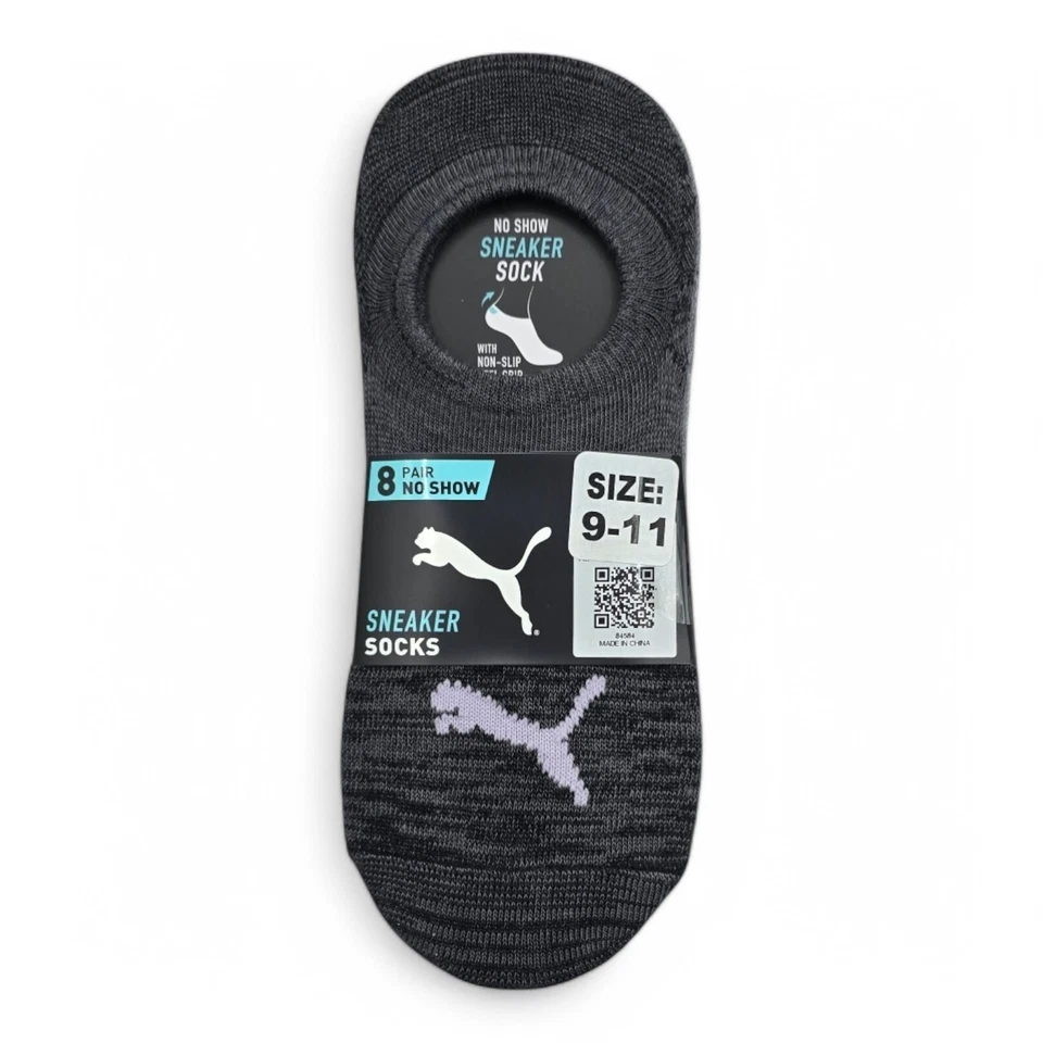 Mujer Puma No Show Calcetines Tobilleros 8 Pares Foto 2 de 4