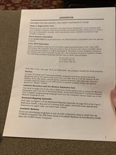 Vintage Texas Instruments Home Computer Users Reference Guide Addendum JL 