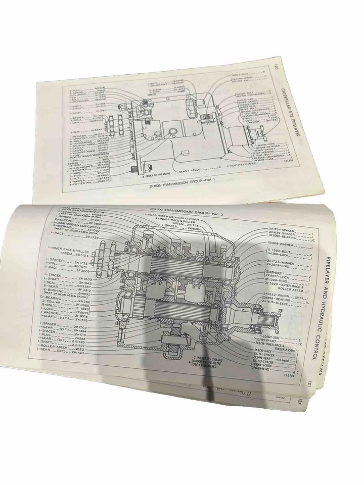 Dozer Cat Power Shift Transmisión 2K1636 D7e 339   Foto 3 de 4