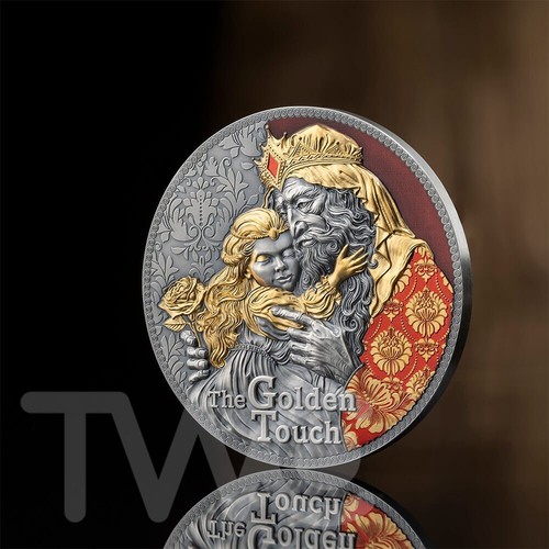 The Golden Touch Twists of Destiny 2 oz Silver Coin Cameroon 2023