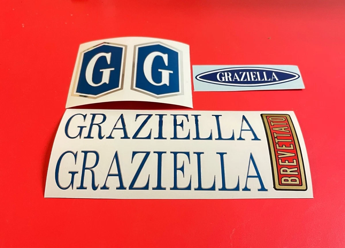 Stickers Custom Vélo Kit 20 Autocollants Graziella Prespaziati Vinyle Pour Restomod De