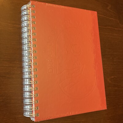 NEW Dreambook & Planner Red Spiral Bound Journal Agenda Planner Organizer 