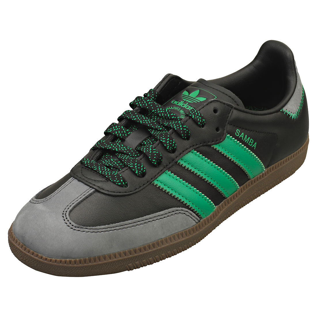 adidas Samba Og Donna Black Green Formatori  - 38 EU