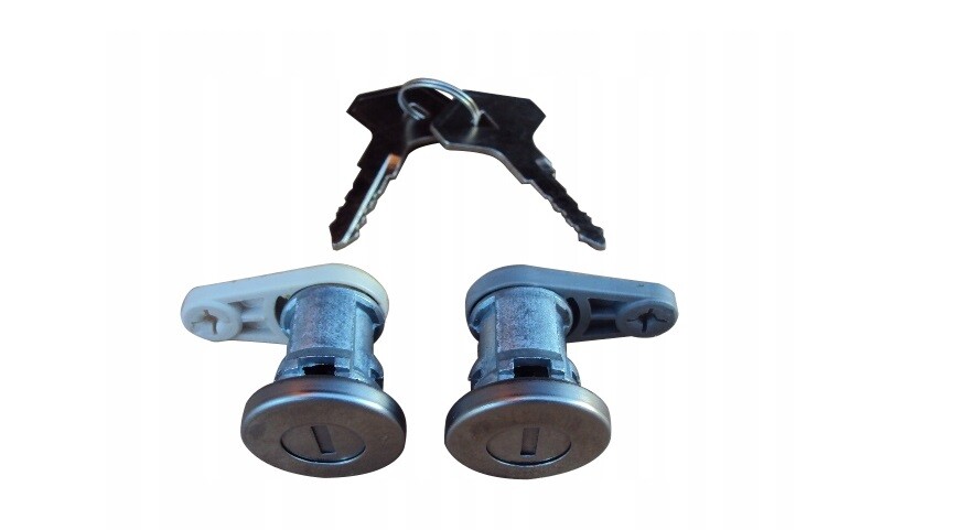 Barillet serrure de porte Renault 21 cylindre de rechange deux clés 87-95