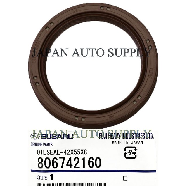 NEW OEM 20042017 Subaru CAMSHAFT SEAL SET of FOUR 806742160 TURBO ONLY