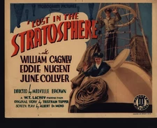 Lost In The Stratosphere: William Cagney June Collyer Lobby Card # 1  1934  Box3