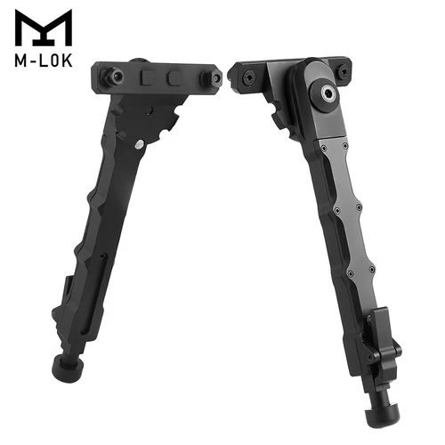 7.5 - 9" Adjustable Matte Hunting Rifle Bipod Lightweight for M-lock/Keymd Rail - Picture 7 of 24