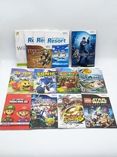 Lot of 14 Nintendo Wii Manuals And Inserts - No Games - Resident Evil Mario