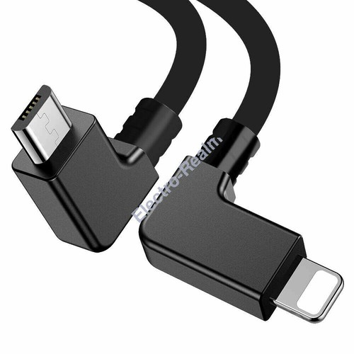 90° USB C Cable Type C OTG 30cm for DJI Spark Mavic Pro Mini 3 iPhone Android - Picture 8 of 8