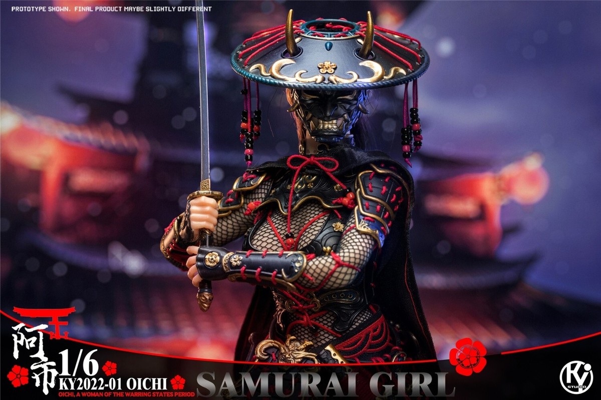 フィギュア　KY-RA’ 1/24 Kabuki-studio 完成品 New KYStudio KY2022-01 1/6 Japanese Female Warrior OICHI 12