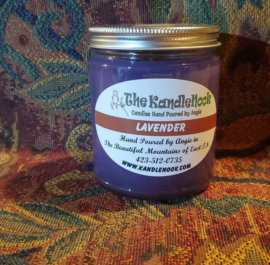 Lavender 8 oz jar Homemade Candles eBay