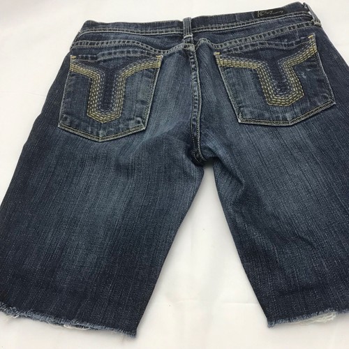 Citizens of Humanity Sz 27 Cut Off Denim Jean Shorts Frayed Distressed Junior - Picture 4 of 11
