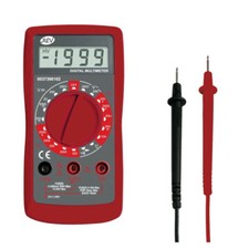 REV digital Multimeter Temperaturmessung Vielfachmessgerät LCD 