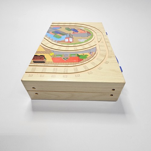 Maison Joseph Battat Train Set Wooden Case - Picture 6 of 18