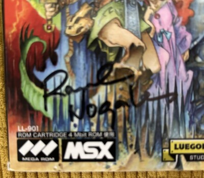 Cartouche Nogalious Pour MSX – 4MBIT ROM – Édition Limitée Signée Par L'auteur Avec Certificat