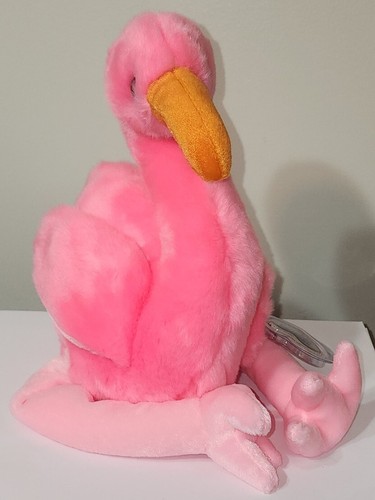 Ty Beanie Buddy - PINKY the Flamingo 10.5" NEW MWMTs Plush Stuffed Animal Toy - Picture 5 of 12