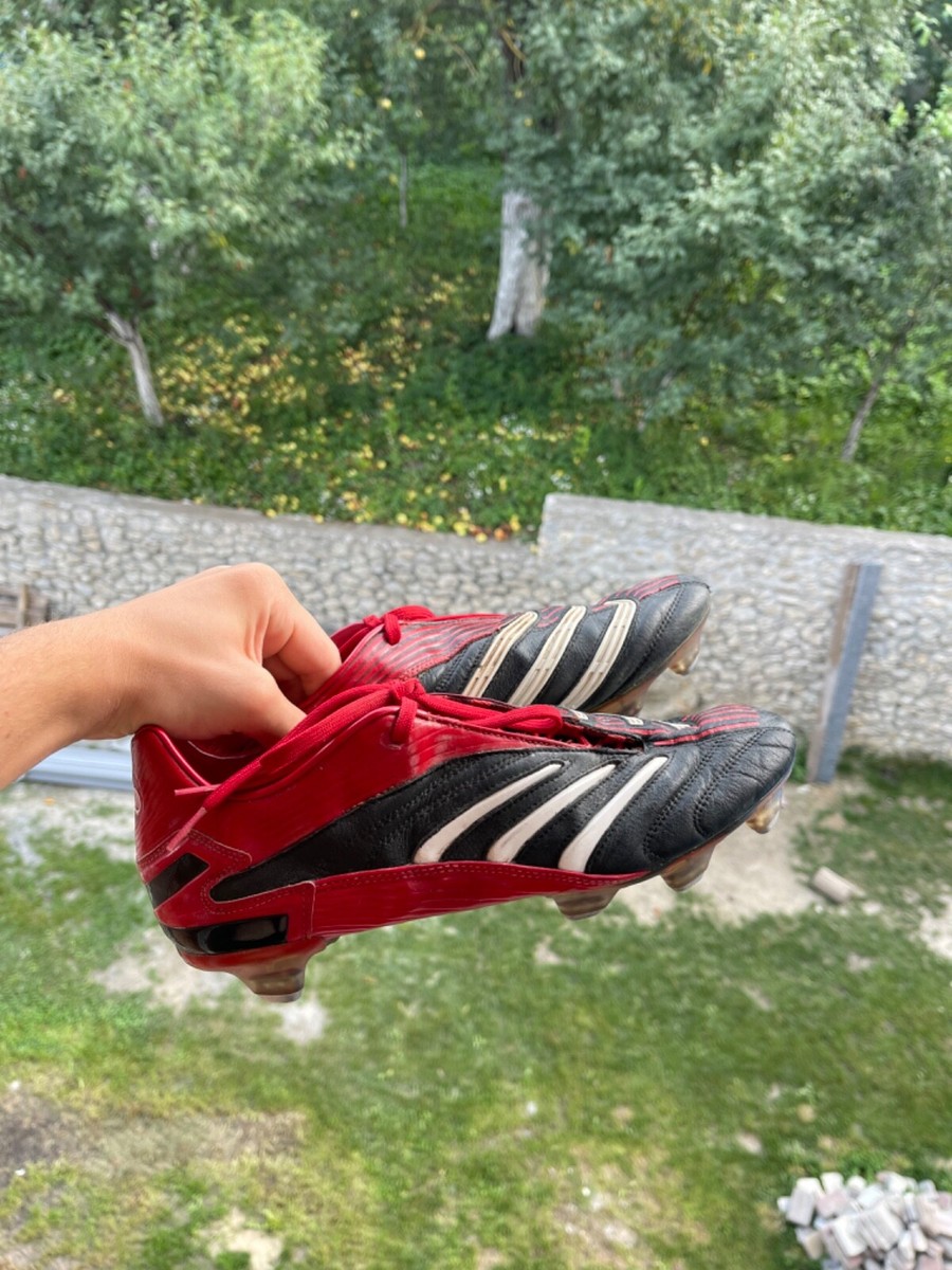2005 adidas predator absolute xtrx sg black/red rare
