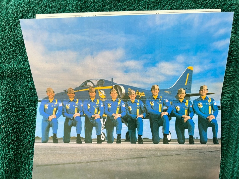 Blue Angels Folder ~ 1981 ~ Baseball Card Pictures ~ ~ ~ Check Pictures ...