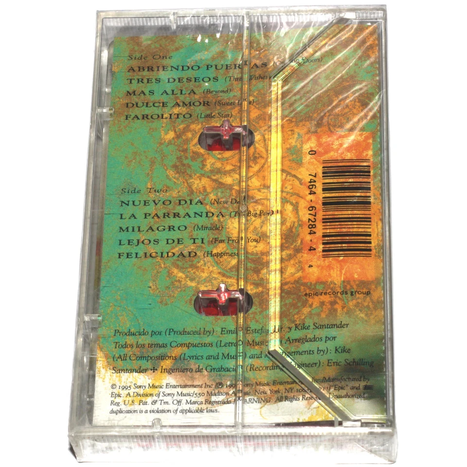 Gloria Estefan - Abriendo Puertas (Cassette Tape 1995) NUEVO SELLADO NEW SEALED - Image 2 of 4
