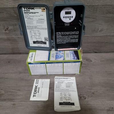 Tork TU40 Universal Multi-Voltage Electromechanical 24 Hr Timer Control