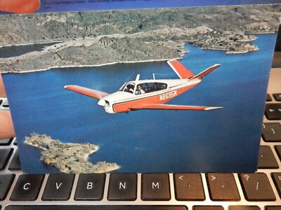 N8965M BEECHCRAFT BONANZA LAKE HAVASU WERBEPOSTKARTE 
