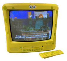 Spongebob Squarepants 13” Emerson Tv/dvd Player Works With Original Remote!