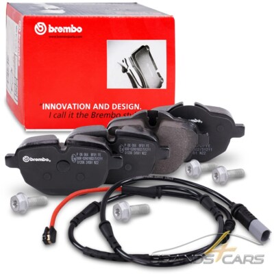 BREMBO BREMSBELÄGE +WARNKONTAKT SATZ HINTEN FÜR BMW 5-ER F11 KOMBI TOURING