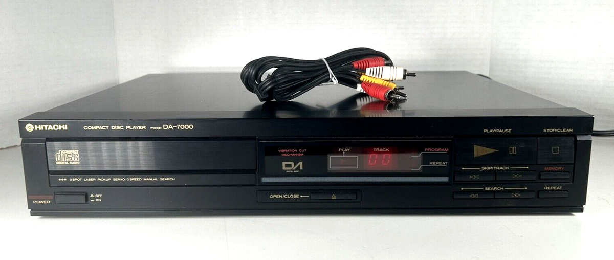 Hitachi DA-7000 Vintage CD player - Works - 1988 Made in Japan