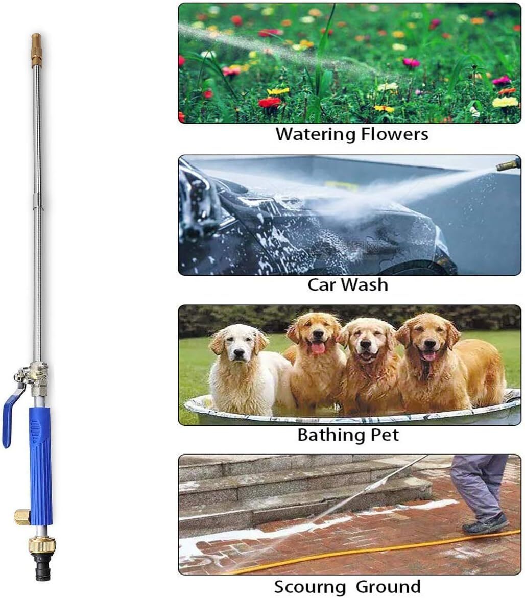 High Pressure Power Washer Water Spray Gun Nozzle Wand Attachment Garden Hose