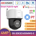 Hikvision 4MP Hybrid Light PT Camera Auto-tracking 2-Way Audio DS-2DE2C400MWG-E