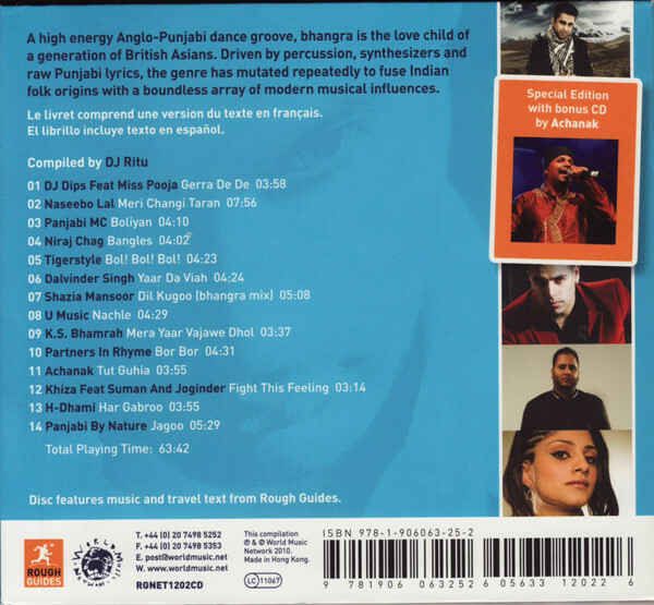 The Rough Guide to Bhangra (CD, 2010, Discs, Digipak) New