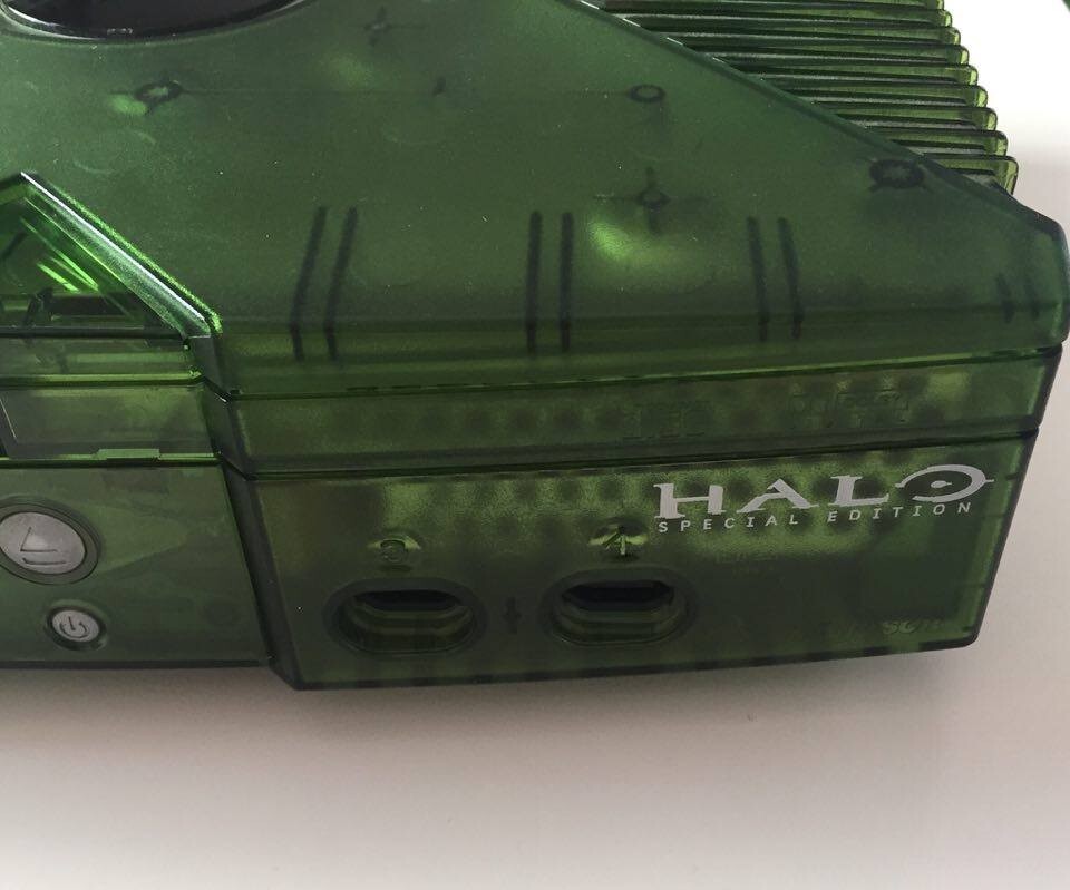 Microsoft XBOX Halo Special Edition Console System W/ OEM Halo Green