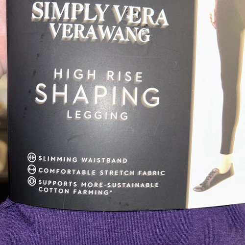 Simply Vera Vera Wang Purple High Rise Shaping Legging - Size 3X New With Tags - Picture 4 of 5