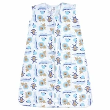Luvable Friends Safe Sleep Wearable Jersey Sleeping Bag/Blanket, Boy Jungle